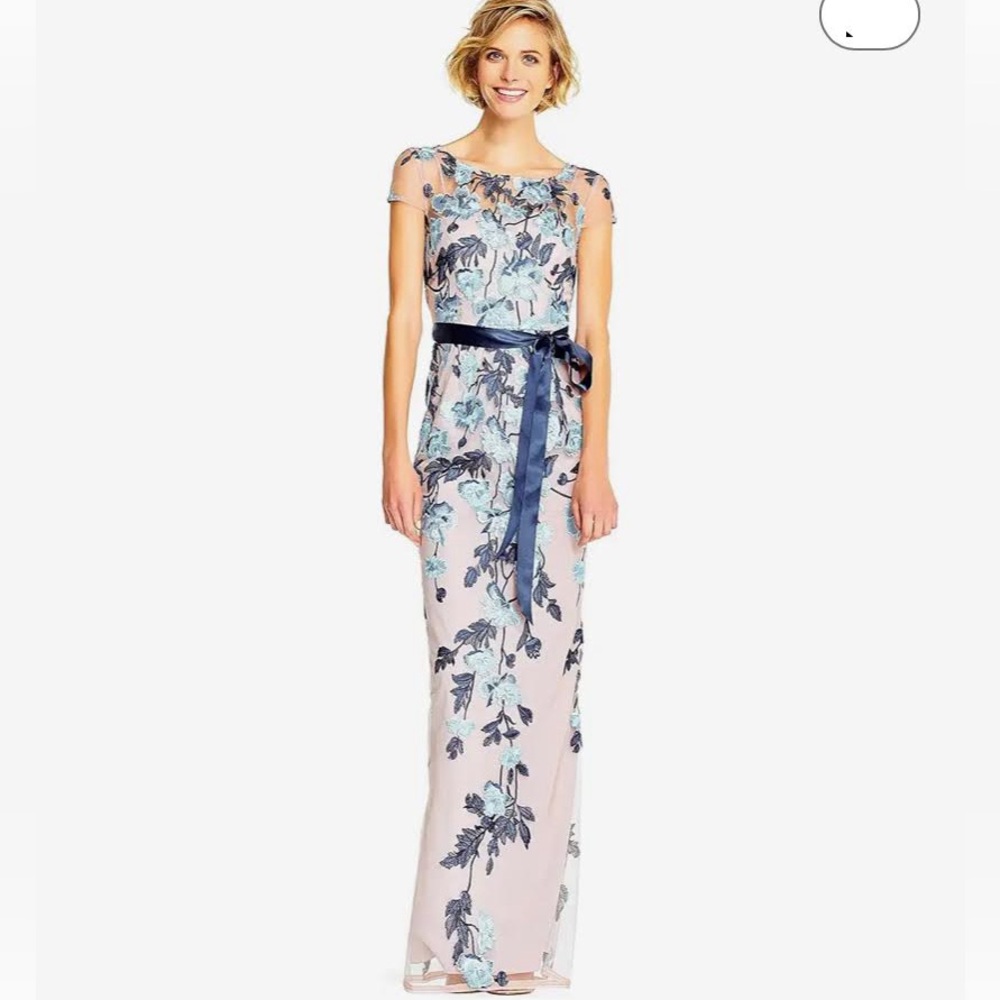 Adrianna Papell Sleeveless Gown for Wedding Guests